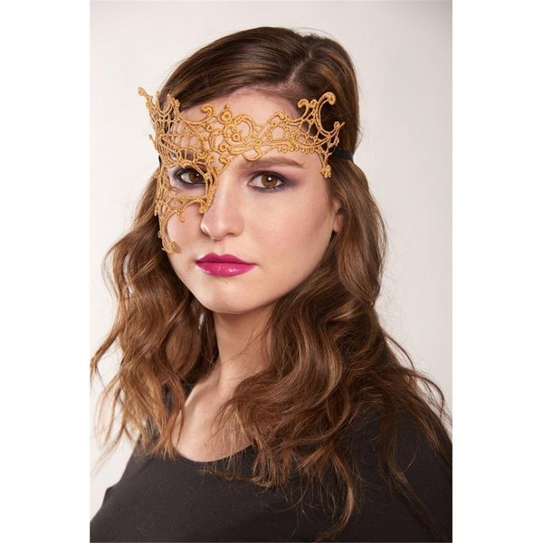 Kayso K2007 Gold One Eye Lace Mask LL014GD